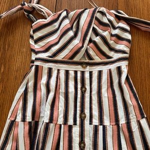 Dress, stripes with built in slip. Never worn